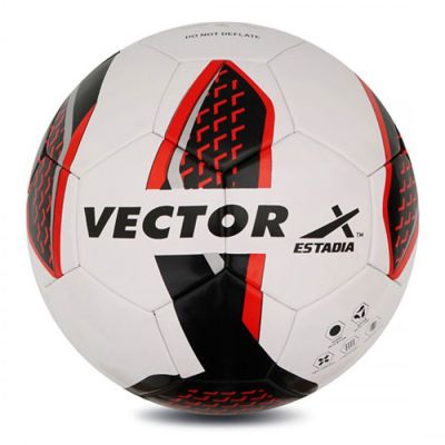 Vector-X Estadia Football - White, Red & Black - 5