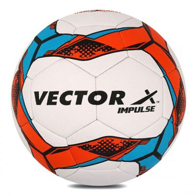 Vector-X Impulse Football - White, Red & Blue - 5