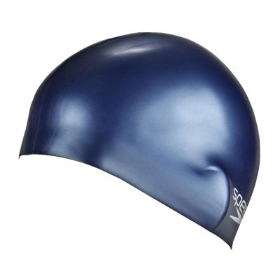 Speedo Moulded Silicone Jr Swimming Cap - Navy