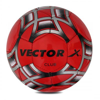Vector-X Club Football - Red & Silver - 5