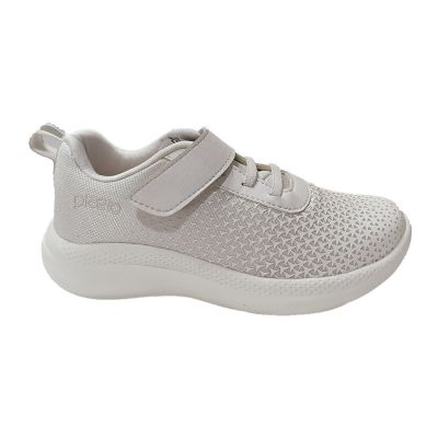 Plaeto Junior - S'cool Unisex School Shoes - 7C UK To 11C UK - White