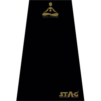 Stag Mantra Yoga Mat 6 MM - Black & Gold