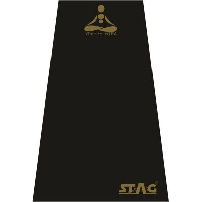 Stag Mantra Yoga Mat 8 MM - Black & Gold
