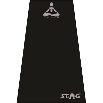 Stag Mantra Yoga Mat 8 MM - Black & Silver